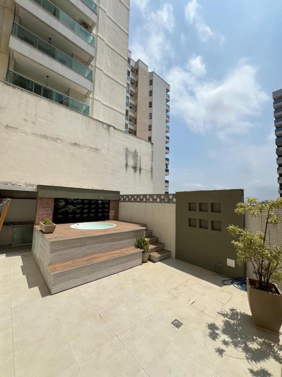 Apt 3Q Luxo Com Ar E Jacuzzi Na Beira Mar Гуарапари Экстерьер фото